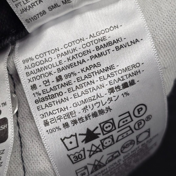 Levis 559 Jeans Mens 38x30 (Fit 38x27.5) Black Relaxed‎ Straight Dark Denim READ - Picture 8 of 16